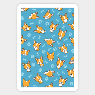 Kawaii Corgi Dogs Magnet